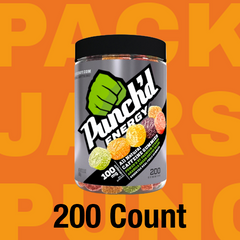 Punch'd Energy - 1 Jar 200 Count