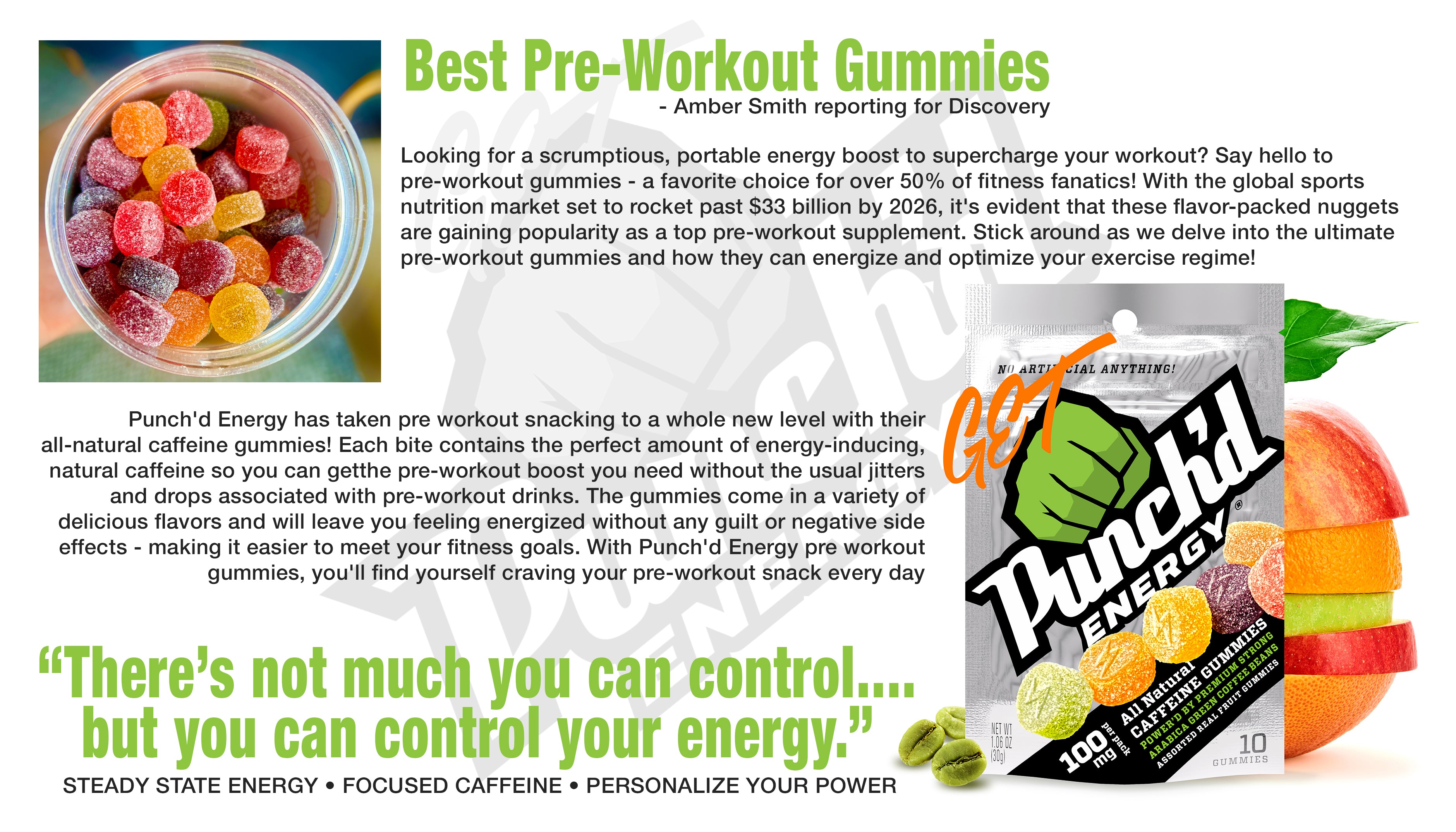 Best Pre-Workout Gummies - Control Your Energy