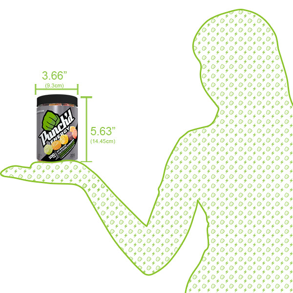 Punch'd Energy Jar Size